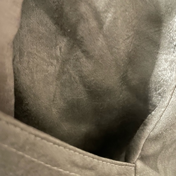 Free People Cassidy Silky Smocked Romper Olive Green  Size XS - Picture 11 of 15